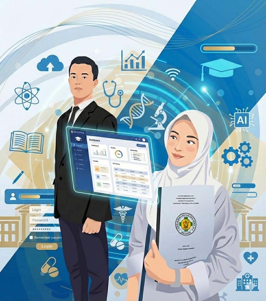 Ilustrasi Mahasiswa STIKES Pamenang